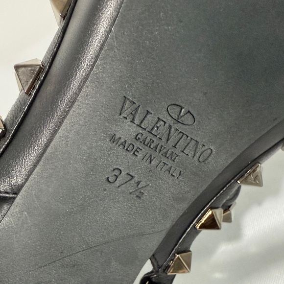 Valentino Garavani Noir Black Rockstud Caged Pumps